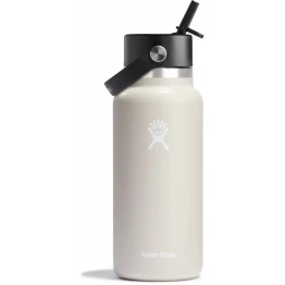 Термопляшка Hydro Flask 950 ml Wide Flex Straw Cap oat бежева