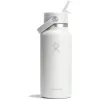Термопляшка Hydro Flask 950 ml Wide Flex Straw Cap white біла