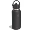 Термопляшка Hydro Flask 950 ml Wide Flex Straw Cap black чорна Термопляшка Hydro Flask 950 ml Wide Flex Straw Cap black чорна