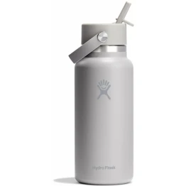 Термопляшка Hydro Flask 950 ml Wide Flex Straw Cap birch сіра