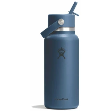 Термопляшка Hydro Flask 950 ml Wide Flex Straw Cap harbor blue темно-синя Термопляшка Hydro Flask 950 ml Wide Flex Straw Cap harbor blue темно-синя