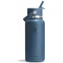 Термопляшка Hydro Flask 950 ml Wide Flex Straw Cap harbor blue темно-синя