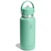 Термопляшка Hydro Flask 950 ml Wide Flex Straw Cap mermaid green зелена