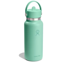 Термопляшка Hydro Flask 950 ml Wide Flex Straw Cap mermaid green зелена