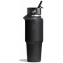 Термопляшка Hydro Flask 950 ml Wide Flex Straw Travel Bottle black чорна