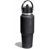 Термопляшка Hydro Flask 950 ml Wide Flex Straw Travel Bottle black чорна