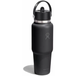 Термопляшка Hydro Flask 950 ml Wide Flex Straw Travel Bottle black чорна