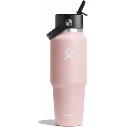 Термопляшка Hydro Flask 950 ml Wide Flex Straw Travel Bottle trillium рожева