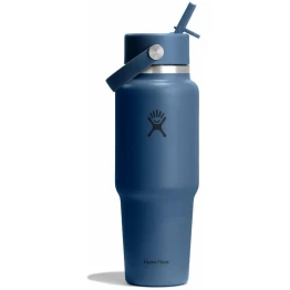 Термопляшка Hydro Flask 950 ml Wide Flex Straw Travel Bottle harbor blue темно-синя