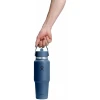 Термопляшка Hydro Flask 950 ml Wide Flex Straw Travel Bottle harbor blue темно-синя
