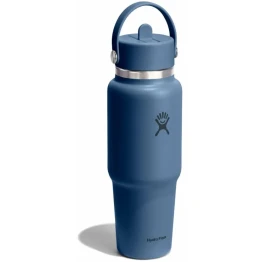 Термопляшка Hydro Flask 950 ml Wide Flex Straw Travel Bottle harbor blue темно-синя