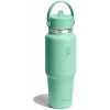 Термопляшка Hydro Flask 950 ml Wide Flex Straw Travel Bottle mermaid green зелена