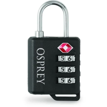 Замок Osprey Travel Sentry 3-Dial Padlock black чорний