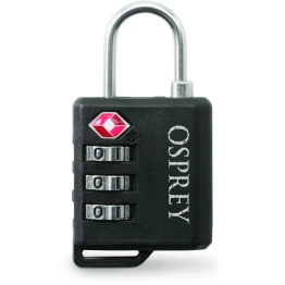 Замок Osprey Travel Sentry 3-Dial Padlock black чорний