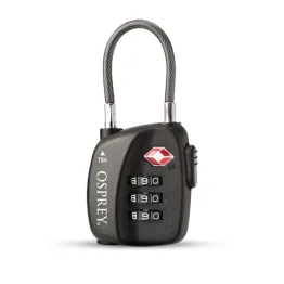 Замок Osprey Travel Sentry Cable Lock black чорний