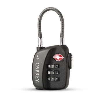 Замок Osprey Travel Sentry Cable Lock black чорний