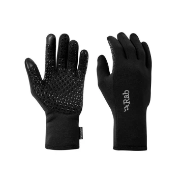 Рукавиці Rab Power Stretch Contact Grip Gloves для чоловіків Black чорні