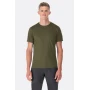 Футболка Rab Force Tee Olive оливкова чоловіча 