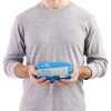 Вкладиш Sea to Summit Breeze Lightweight Liner Rectangular with Pillow Sleeve Cendre Blue синій