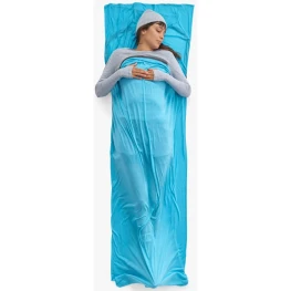 Вкладиш Sea to Summit Breeze Sleeping Bag Liner Rectangular Pillow Sleeve Blue Atoll блакитний