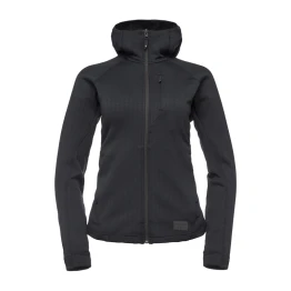 Флісова кофта Black Diamond Factor Hoody жіноча Black чорна