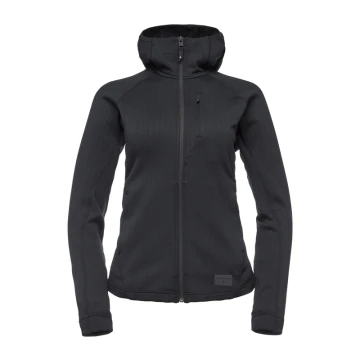 Флісова кофта Black Diamond Factor Hoody жіноча Black чорна Флісова кофта Black Diamond Factor Hoody жіноча Black чорна