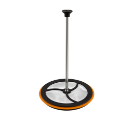 Прес для кави та чаю Jetboil Cofee Press Silicone чорний/оранжевий