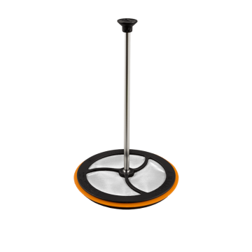 Прес для кави та чаю Jetboil Cofee Press Silicone чорний/оранжевий