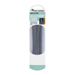 Паракорд світловідбиваючий Sea to Summit Reflective Accessory Cord 10 m Black чорний