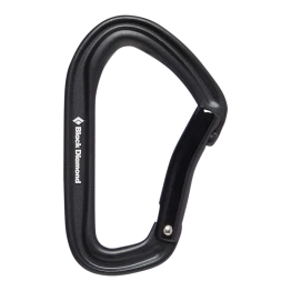 Карабін Black Diamond HotForge Bent Carabiner Black чорний
