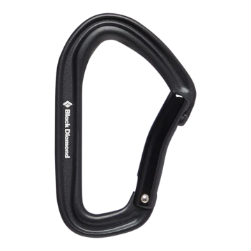 Карабін Black Diamond HotForge Bent Carabiner Black чорний