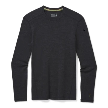 Термофутболка Smartwool Men's Merino 250 Baselayer Crew Boxed чоловіча Charcoal Heather темно-сіра Термофутболка Smartwool Men's Merino 250 Baselayer Crew Boxed чоловіча Charcoal Heather темно-сіра