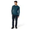 Футболка Rab Force LS Tee чоловіча Tempest Blue синя 