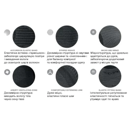 Термоштани  Accapi Ergowool жіночі Black чорні