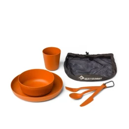 Набір посуду Sea to Summit Camp Dinnerware Set Burnt Orange оранжевий