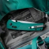 Ніж складаний SOG Flash AT Petrol Green/Satin блакитний