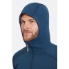 Фліс Rab Modulus Hoody чоловічий Tempest Blue синій