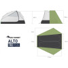 Намет Sea to Summit Alto TR2 Plus зелений