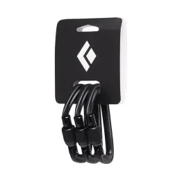 Карабін Black Diamond HotForge Screwgate 3 Pack Black чорний