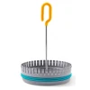 Прес для кави Biolite CoffeePress Silver/Orange блакитний/жовтий
