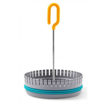 Прес для кави Biolite CoffeePress Silver/Orange блакитний/жовтий