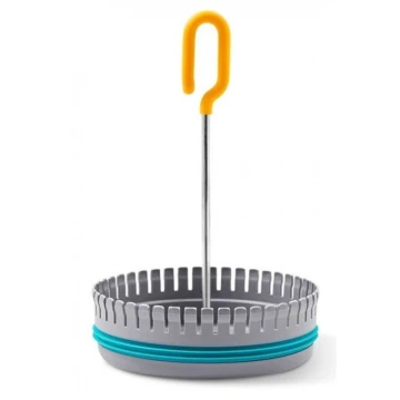 Прес для кави Biolite CoffeePress Silver/Orange блакитний/жовтий