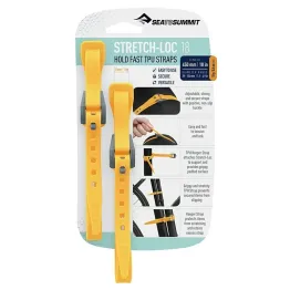 Набір стяжок Sea to Summit Stretch-Loc 18 12mm x 450mm 2 Pack Yellow жовтий