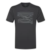 Футболка Rab Mantle Outline Tee Ebony чорна чоловіча 