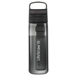 Пляшка-фільтр для води LifeStraw Go Filter Bottle 650mL Nordic Noir темно-сірий