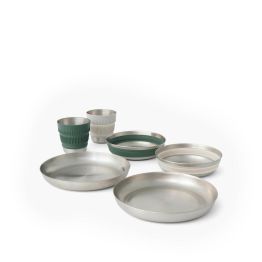 Набір посуду Sea to Summit Detour Stainless Steel Collapsible Dinnerware Set