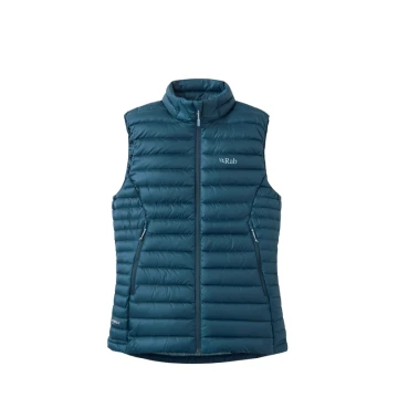 Безрукавка Rab Microlight Vest Wmns жіноча Tempest Blue синя