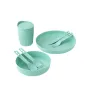 Набір посуду Sea to Summit Passage Dinnerware Set 1P 7 Piece Aqua Sea Blue блакитний