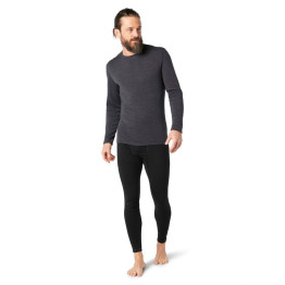Термофутболка Smartwool Men's Merino 250 Baselayer Crew Boxed чоловіча Charcoal Heather темно-сіра