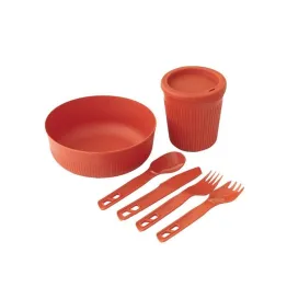 Набір посуду Sea to Summit Passage Dinnerware Set 1P 6 Piece Spicy Orange помаранчевий
